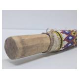 Large Handmade Yoruba Beaded Scepter