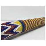 Large Handmade Yoruba Beaded Scepter