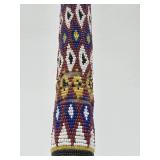 Large Handmade Yoruba Beaded Scepter