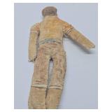 Old Vintage Barkcloth Figure / Doll