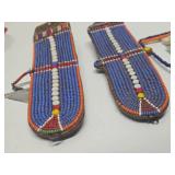 Group of Assorted African Beaded & Carved Items