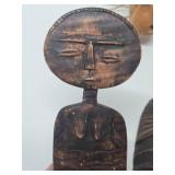 Group of Assorted African Beaded & Carved Items
