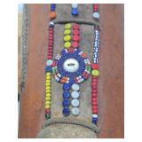Group of Assorted African Beaded & Carved Items