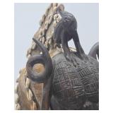 Old & Elaborate Senufo Kpelie Mask - Ivory Coast