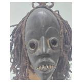 Old African Dan Deangle Mask w/Teeth