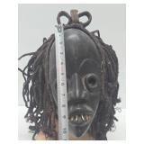 Old African Dan Deangle Mask w/Teeth