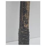 Old Medicine Container w/Carved Wood Figural Top - New Guinea