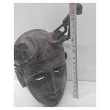 Impressive Old Heavy Solid Bronze West African Bamileke Mask