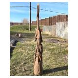 Large & Exceptional Carved Hornbill Ancestral Figure Sculpture - Sepik River - Papua New Guinea