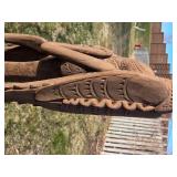 Large & Exceptional Carved Hornbill Ancestral Figure Sculpture - Sepik River - Papua New Guinea