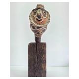 Excellent Early Clay Vessel / Jar - Waskuk Peoples Minji Society - East Sepik River - Papua New Guinea