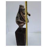 Excellent Early Clay Vessel / Jar - Waskuk Peoples Minji Society - East Sepik River - Papua New Guinea