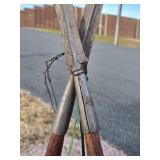 Very Cool Pair of Large Handmade African Spears