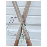 Very Cool Pair of Large Handmade African Spears