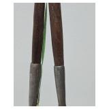 Very Cool Pair of Large Handmade African Spears