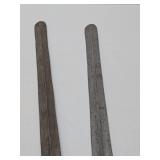 Very Cool Pair of Large Handmade African Spears