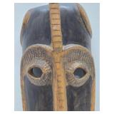 Large Vintage Carved African Tribal Mask