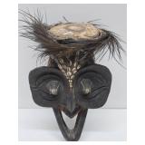 Old Carved Sepik River Iatmul Ceremonial Dance Mask - New Guinea