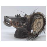 Old Carved Sepik River Iatmul Ceremonial Dance Mask - New Guinea