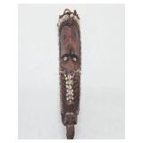 Old Vintage Sepik River Dance Mask w/Cowries - New Guinea