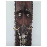 Old Vintage Sepik River Dance Mask w/Cowries - New Guinea