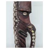 Old Vintage Sepik River Dance Mask w/Cowries - New Guinea