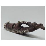 Old Vintage Sepik River Dance Mask w/Cowries - New Guinea