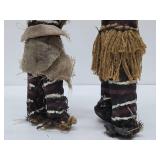 Pair of Vintage New Guinea Mendi Dolls