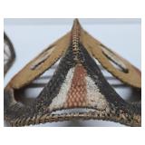 Pair of Vintage Woven East Sepik Maprik Yam Festival Masks