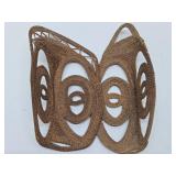 Pair of Vintage Woven East Sepik Maprik Yam Festival Masks