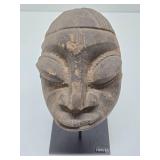 Ancient Yoruba Clay Head w/Stand