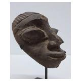 Ancient Yoruba Clay Head w/Stand