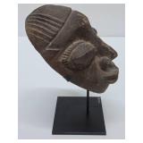 Ancient Yoruba Clay Head w/Stand