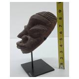 Ancient Yoruba Clay Head w/Stand