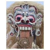 Large Ornate Vintage Rangda Mask - Bali