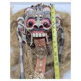 Large Ornate Vintage Rangda Mask - Bali