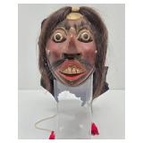 Old Javanese Topeng Jawa Carved Wooden Dance Mask