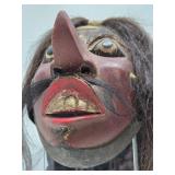 Old Javanese Topeng Jawa Carved Wooden Dance Mask