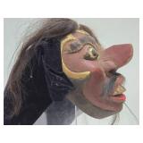 Old Javanese Topeng Jawa Carved Wooden Dance Mask