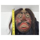 Old Javanese Topeng Jawa Carved Wooden Dance Mask