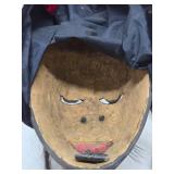 Old Javanese Topeng Jawa Carved Wooden Dance Mask