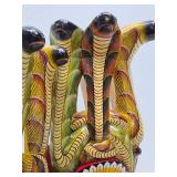Impressive Vintage Handmade Carved Sri Lankan Raksha Mask