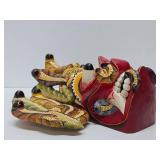 Impressive Vintage Handmade Carved Sri Lankan Raksha Mask