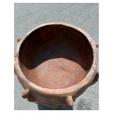 LARGE Old Carved Yoruba Ritual Bowl w/Equestrian Figures