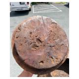 LARGE Old Carved Yoruba Ritual Bowl w/Equestrian Figures