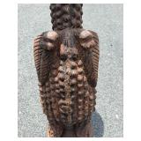 Old Carved Dramatic Mambila Ancestor Tadep Guardian Figure