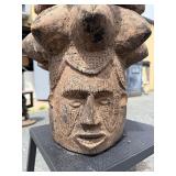 LARGE & Heavily Carved Ceremonial Headdress