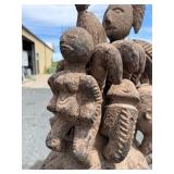 LARGE & Heavily Carved Ceremonial Headdress