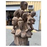 LARGE & Heavily Carved Ceremonial Headdress