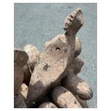 LARGE & Heavily Carved Ceremonial Headdress
